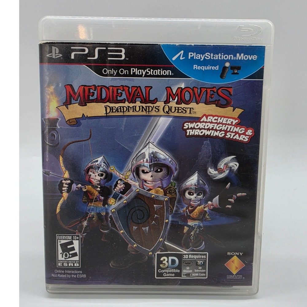 Medieval Moves Deadmunds Quest PS3 PlayStation 3 Move Motion Game 2011